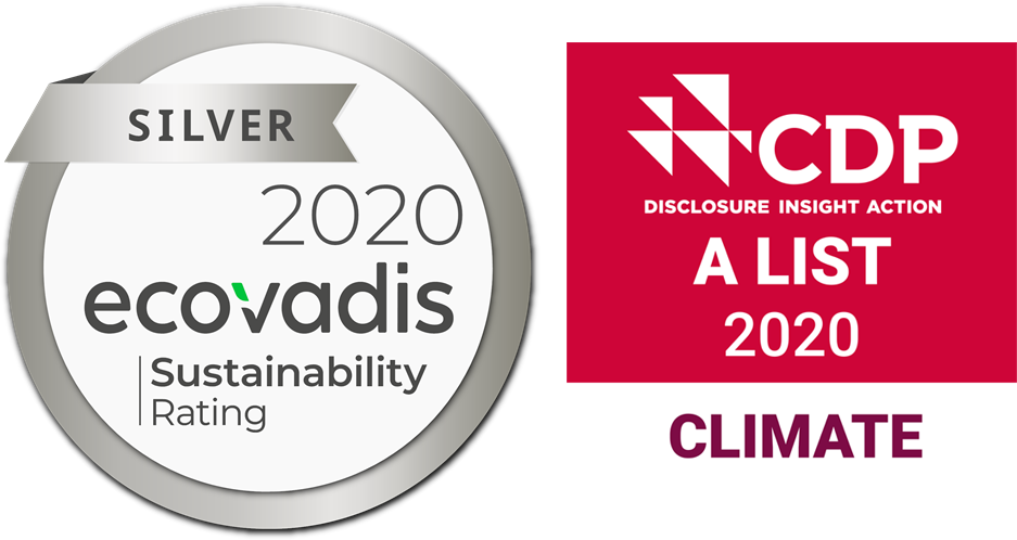 ecovadis amd cdp sustainability badges